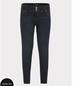 Super stretch dark wash jegging